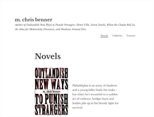 Tablet Screenshot of mchrisbenner.com